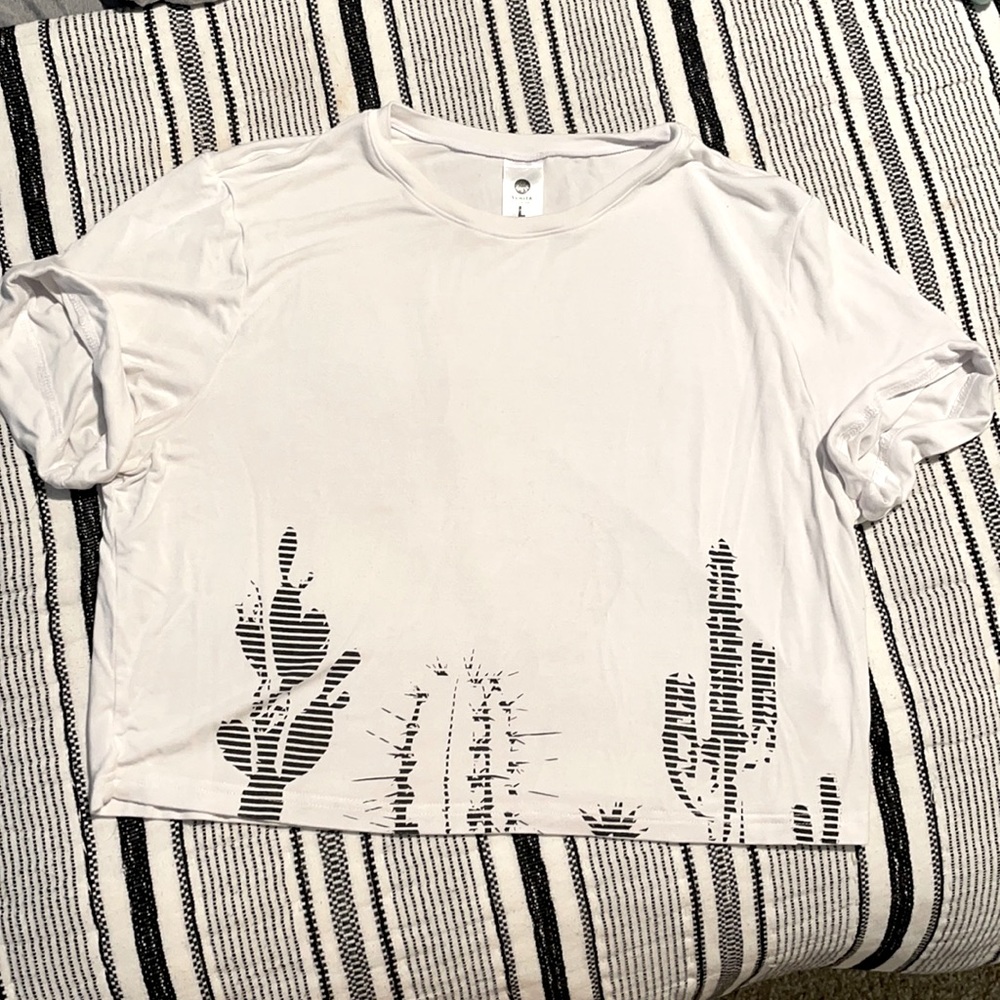 Senita Athletics Cactus Crop Tee 🌵